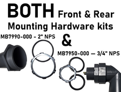 MB7993 TankSensor Front and Rear Mounting Hardware